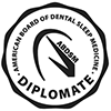 Diplomate of the American Board of Dental Sleep Medicine badge