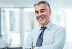 Man with nice smile
