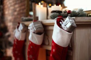 stocking stuffed with smile-friendly gifts